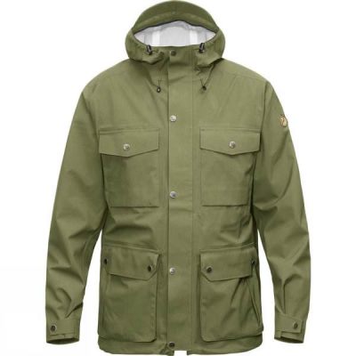 Chaquetas Fjallraven Övik Eco-Shell Hombre Verde Oliva - Chile MWY257036